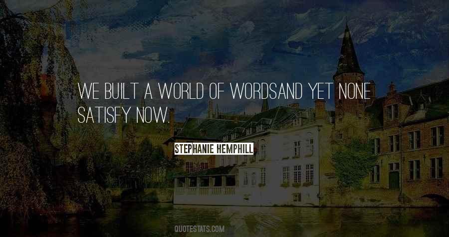 Stephanie Hemphill Quotes #887737