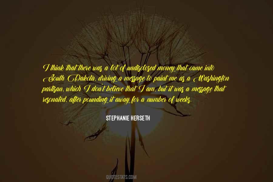 Stephanie Herseth Quotes #546271