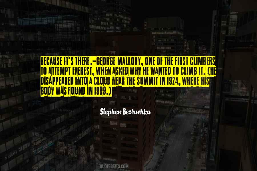 Stephen Bezruchka Quotes #1427818