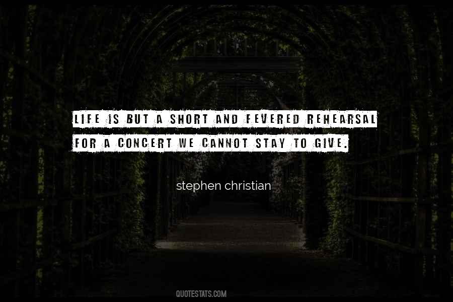 Stephen Christian Quotes #1550276