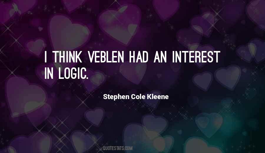 Stephen Cole Kleene Quotes #1863413