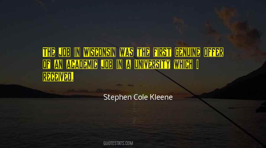Stephen Cole Kleene Quotes #580082
