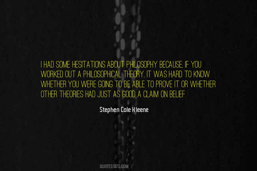 Stephen Cole Kleene Quotes #784254