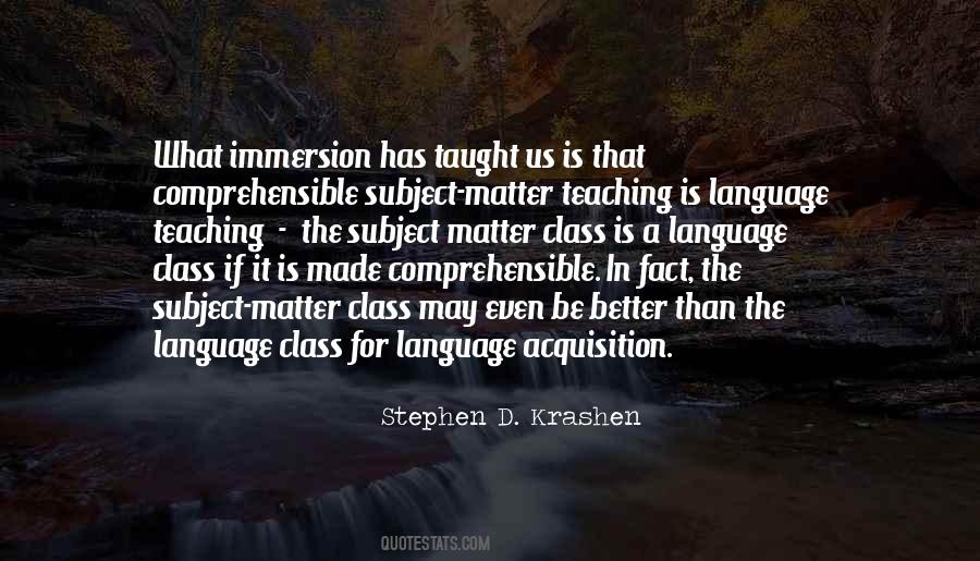 Stephen D. Krashen Quotes #1054301