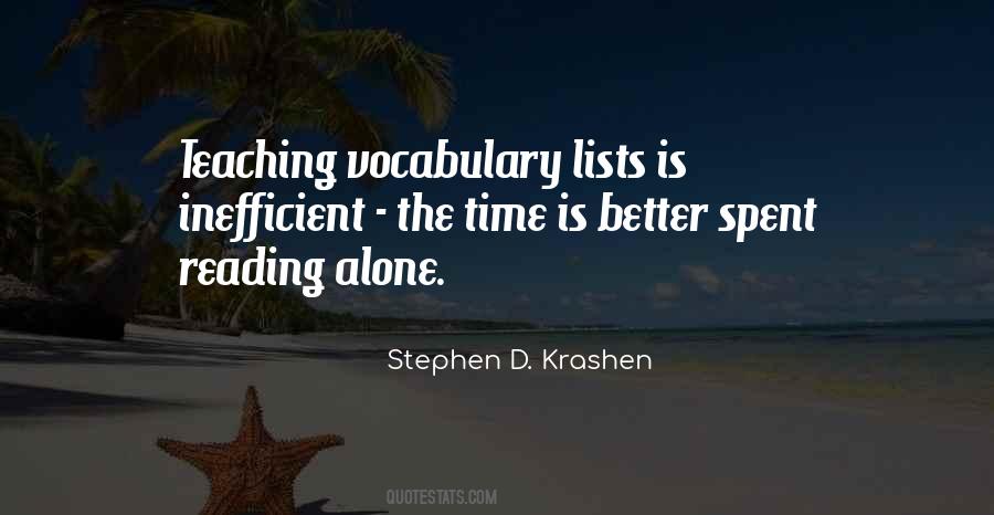 Stephen D. Krashen Quotes #1138337