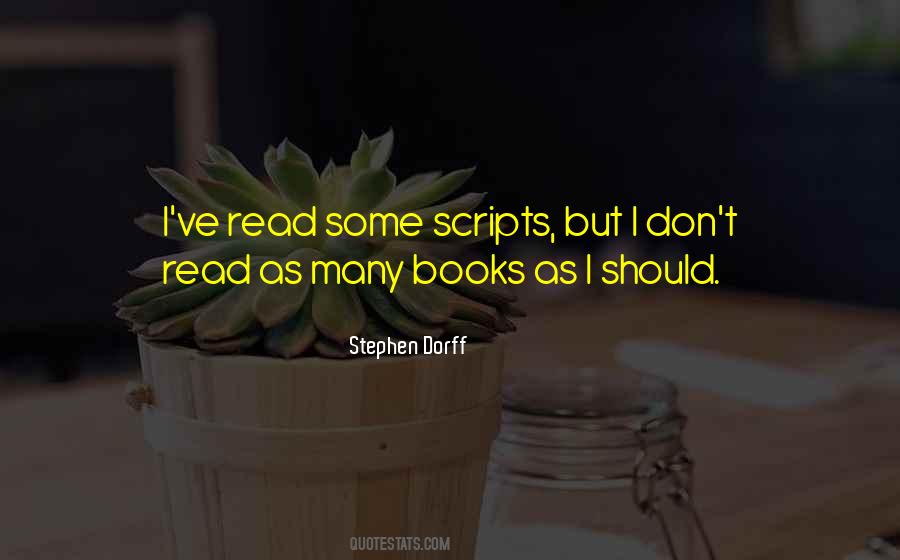 Stephen Dorff Quotes #318346