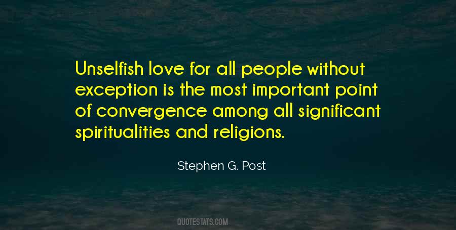 Stephen G. Post Quotes #1193537