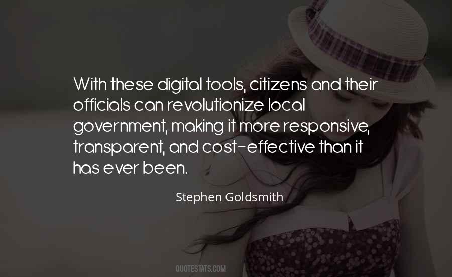 Stephen Goldsmith Quotes #663162