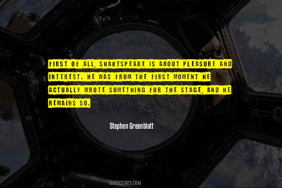 Stephen Greenblatt Quotes #713910
