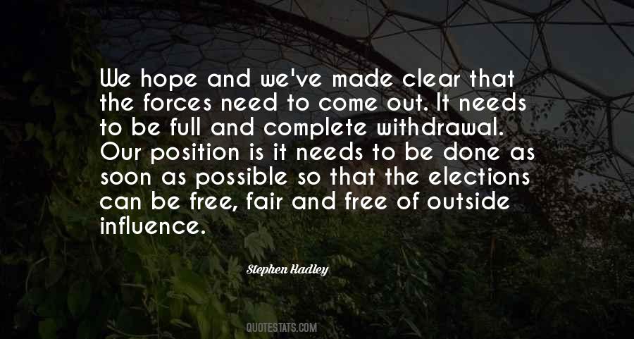 Stephen Hadley Quotes #1815822