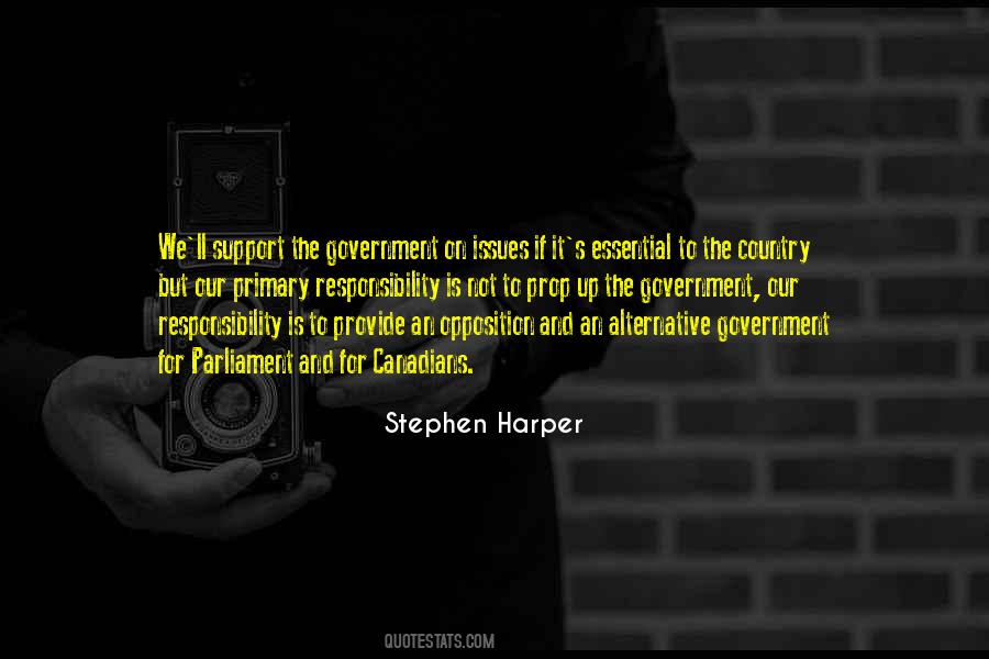 Stephen Harper Quotes #1165622