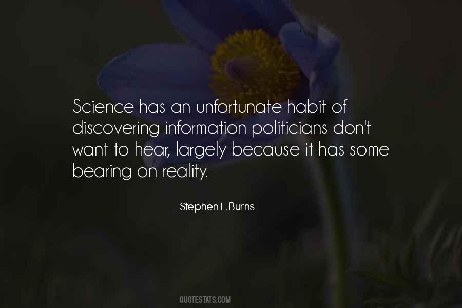 Stephen L. Burns Quotes #1826809