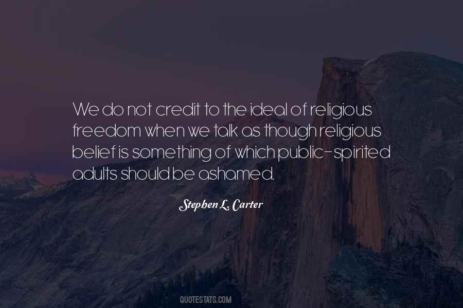 Stephen L. Carter Quotes #780422