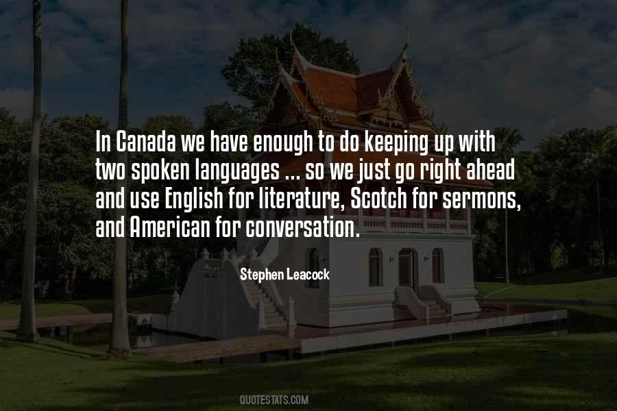 Stephen Leacock Quotes #1490485