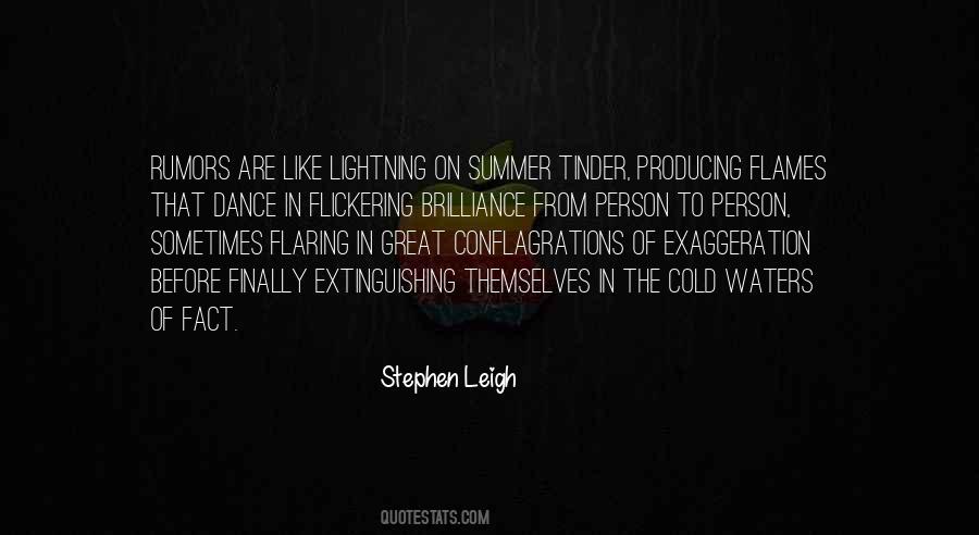 Stephen Leigh Quotes #1726523