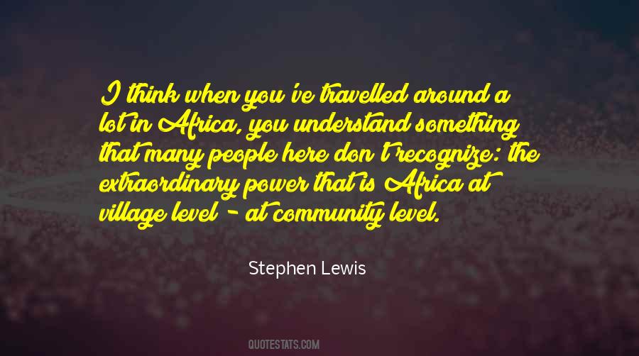 Stephen Lewis Quotes #489173