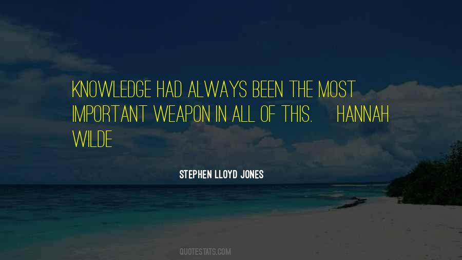 Stephen Lloyd Jones Quotes #970373
