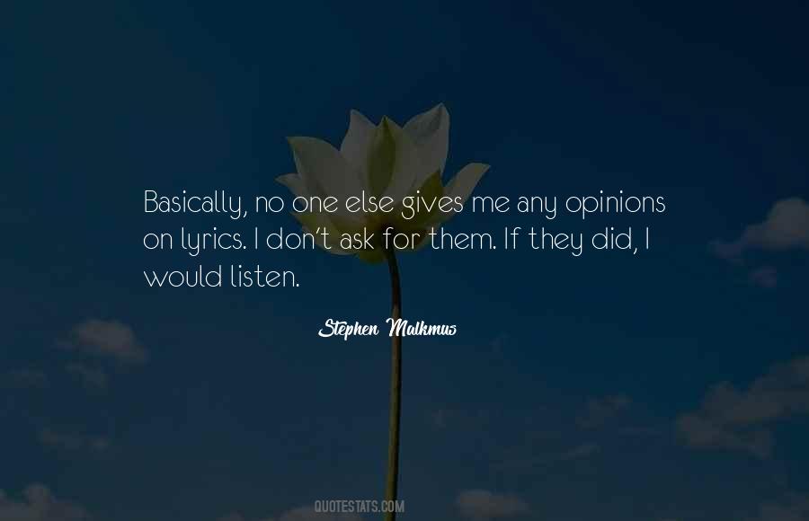 Stephen Malkmus Quotes #1565555