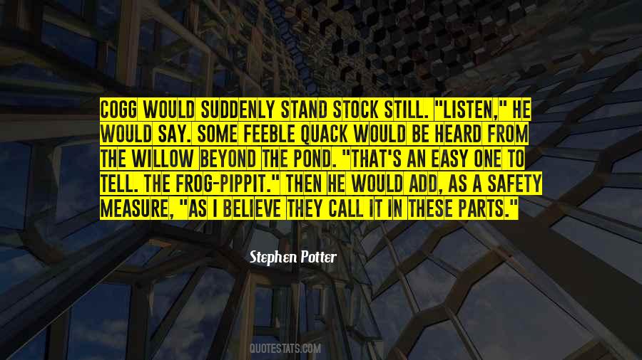 Stephen Potter Quotes #1821392
