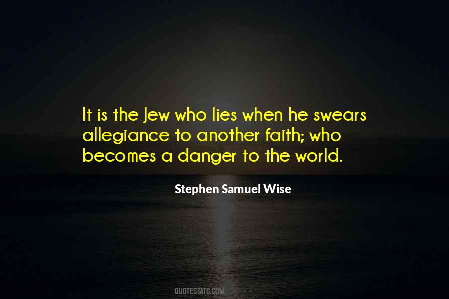 Stephen Samuel Wise Quotes #1485226