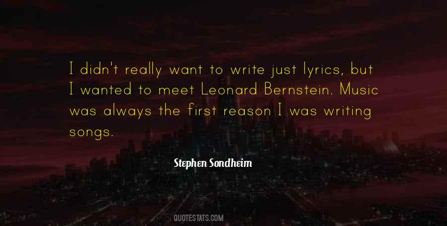 Stephen Sondheim Quotes #1800457