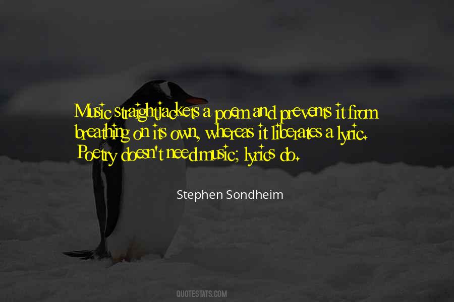 Stephen Sondheim Quotes #290973