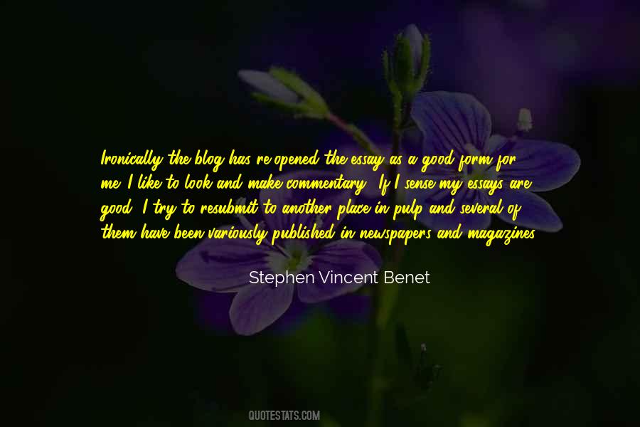 Stephen Vincent Benet Quotes #1536481