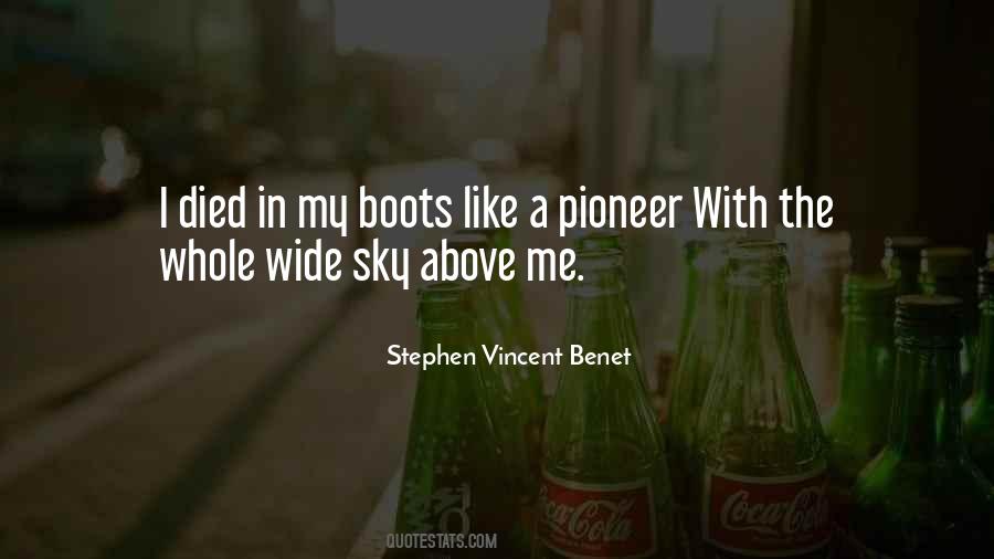 Stephen Vincent Benet Quotes #41626