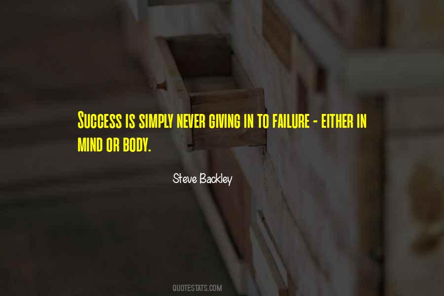 Steve Backley Quotes #689713