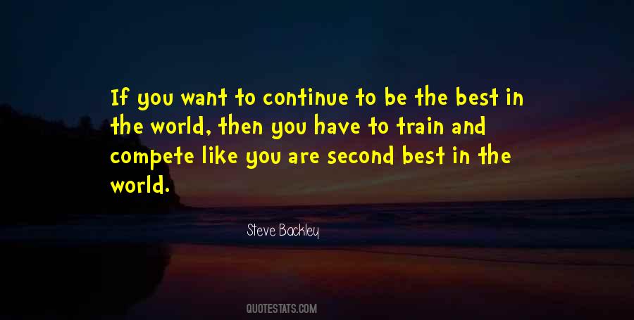 Steve Backley Quotes #950615