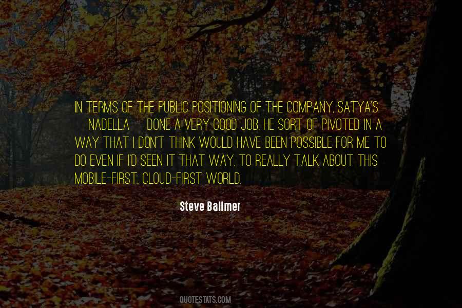 Steve Ballmer Quotes #1259769