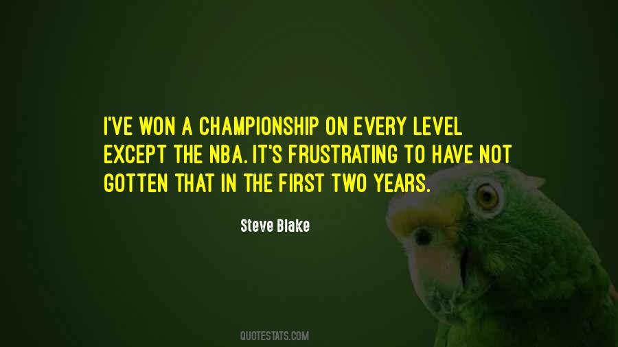 Steve Blake Quotes #962756