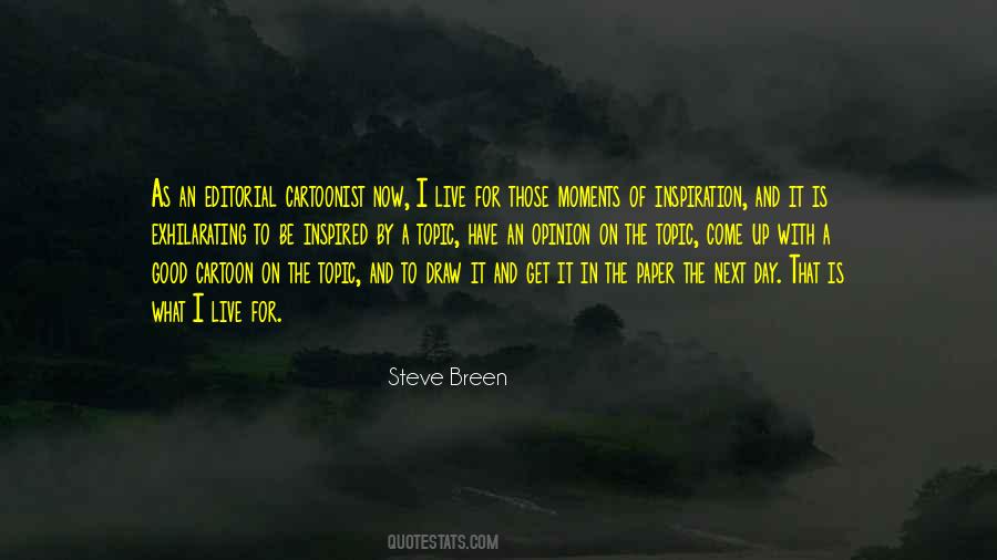 Steve Breen Quotes #1676844