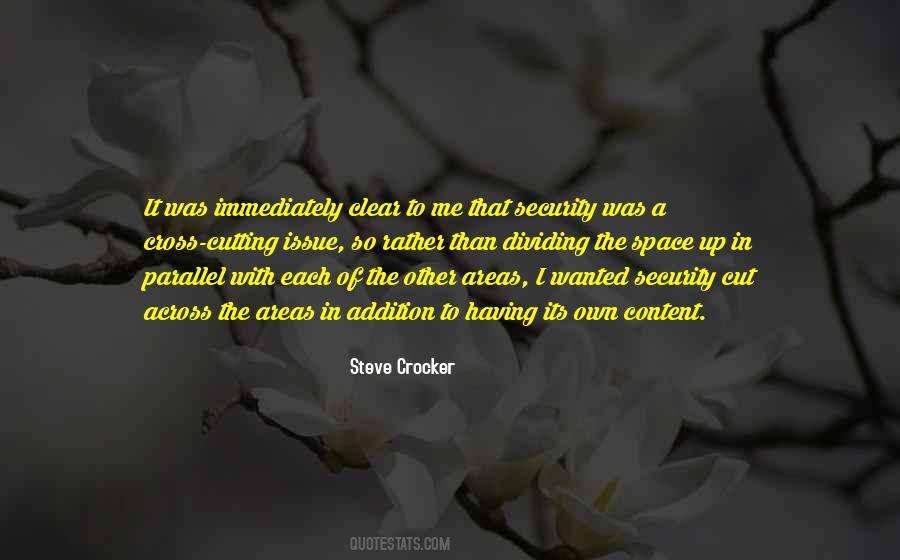 Steve Crocker Quotes #512132