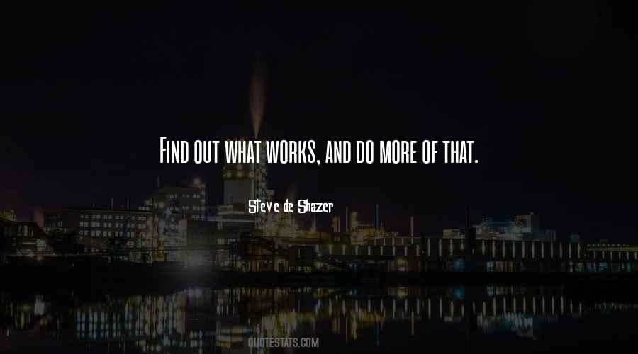 Steve De Shazer Quotes #1846724 Steve De Shazer Quotes #1846724