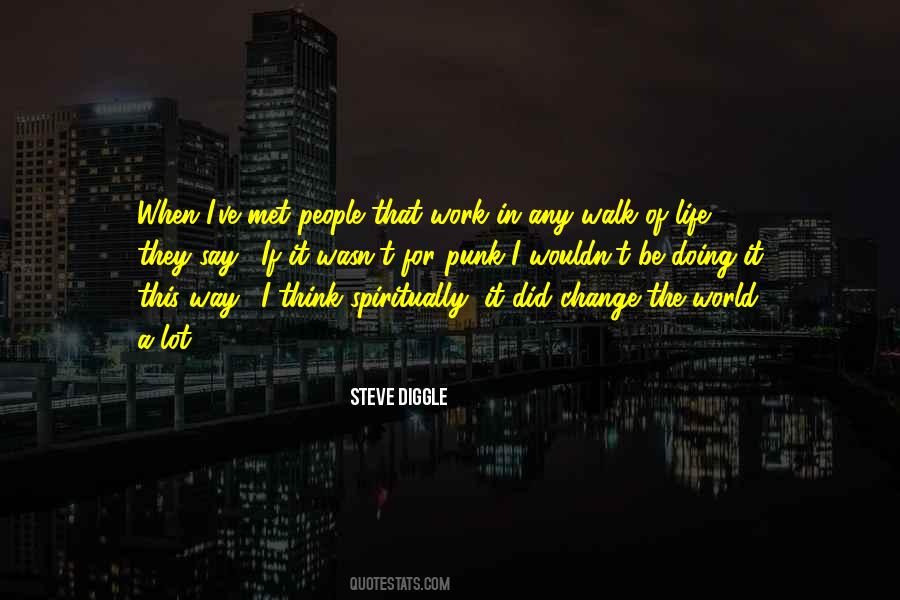 Steve Diggle Quotes #181995