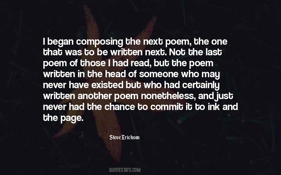 Steve Erickson Quotes #247770