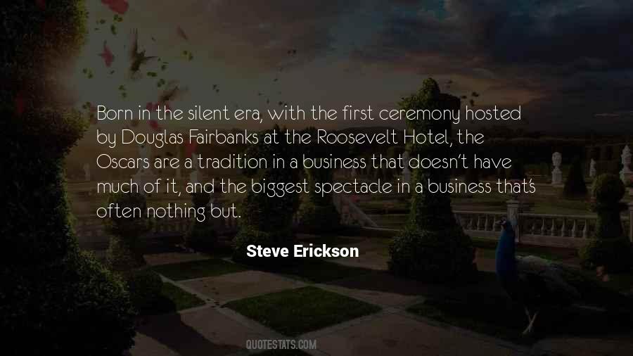 Steve Erickson Quotes #817484