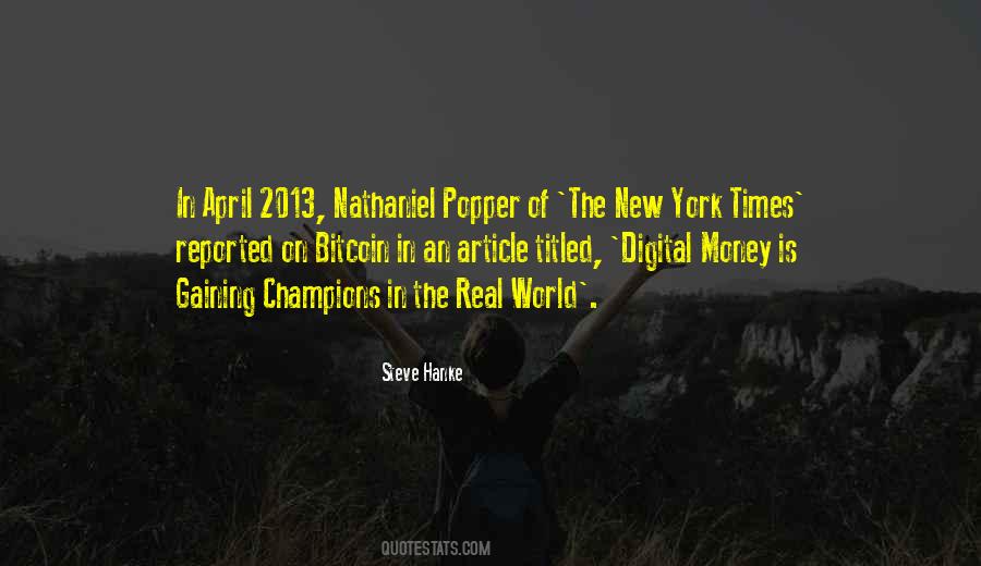 Steve Hanke Quotes #1418999