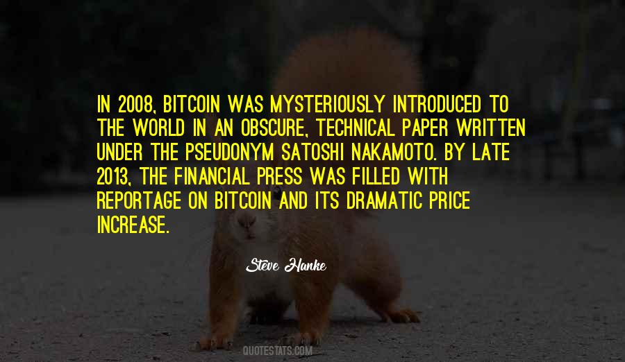 Steve Hanke Quotes #1663831