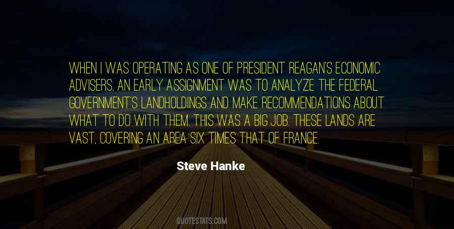Steve Hanke Quotes #217337