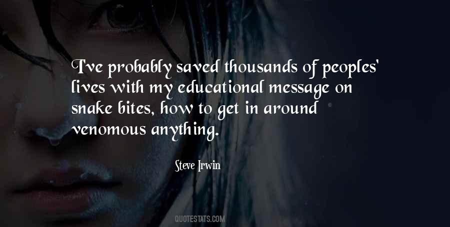 Steve Irwin Quotes #204952