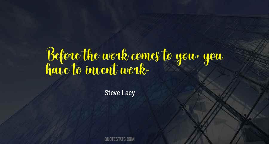 Steve Lacy Quotes #772773