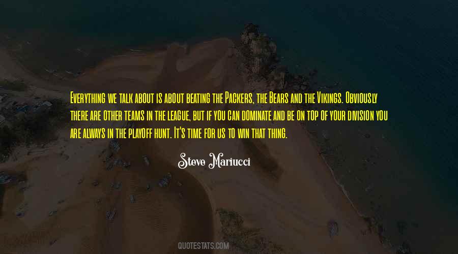 Steve Mariucci Quotes #1167738