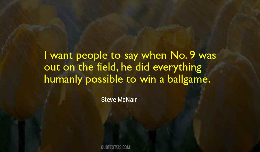 Steve McNair Quotes #1574072