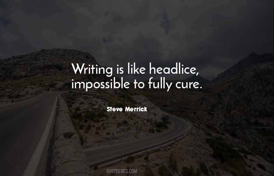 Steve Merrick Quotes #1706599