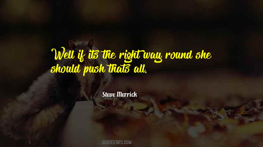 Steve Merrick Quotes #240688