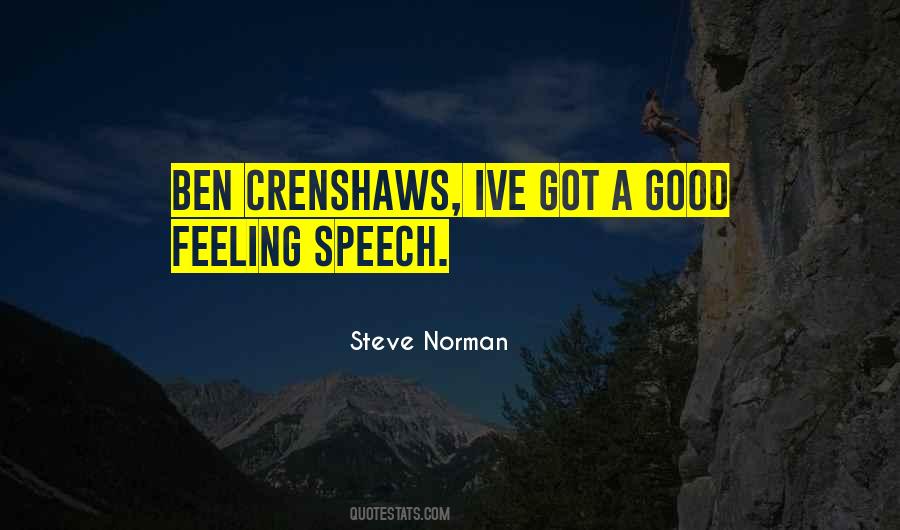 Steve Norman Quotes #1412485