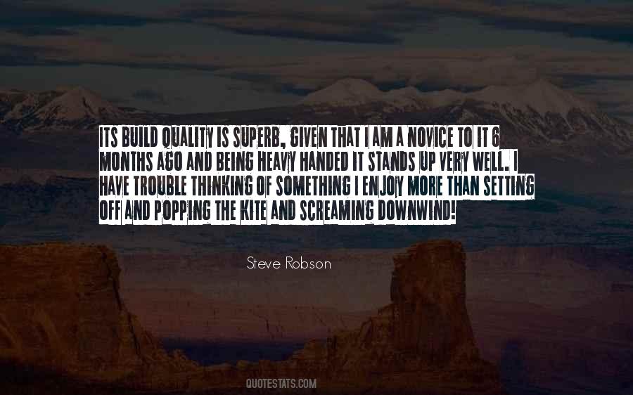 Steve Robson Quotes #885774
