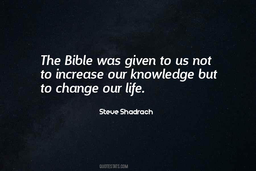 Steve Shadrach Quotes #1763719